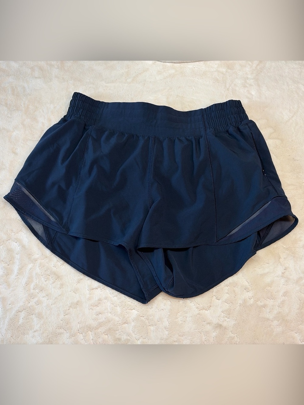 Lululemon Women’s Running Shorts With Liner Blue Sz 10